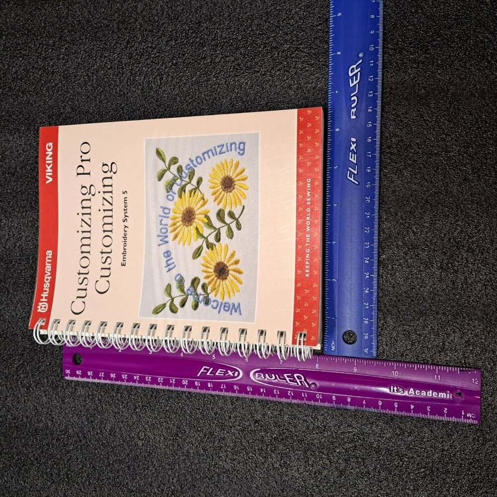 3 Husqvarna Viking Sewing Customizing Digitizing PictureStitch Embroidery Books - Picture 6 of 11
